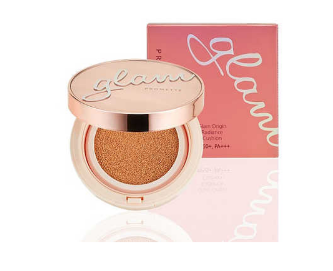 Enough Увлажняющий кушон с жемчужной пудрой 13 Promette Glam Origin Radiance Cushion SPF 50+