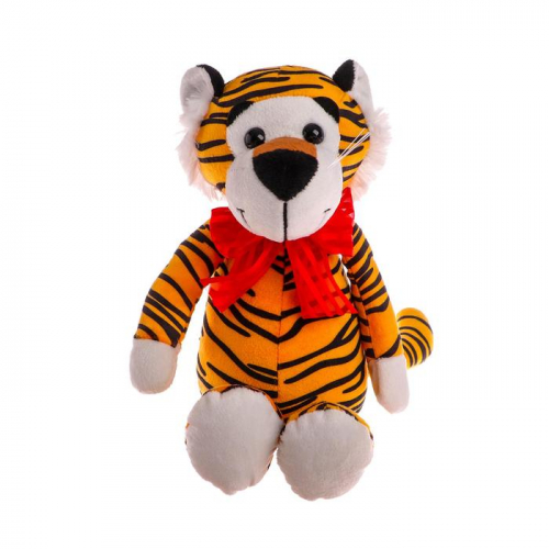 Мягкая игрушка «Тигр с бантом», 22 см