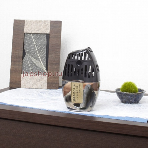 ST Shoushuuriki Жидкий дезодорант - ароматизатор воздуха для комнат, с древесным углем и ароматом сандалового дерева, 400 мл (4901070124794)