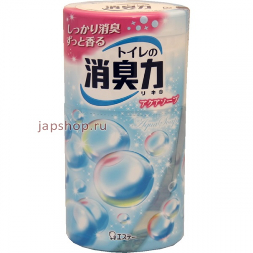 ST Shoushuuriki Жидкий дезодорант - ароматизатор для туалета с ароматом свежести 400 мл. (4901070115044)