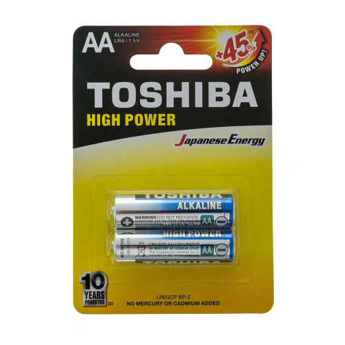 Батарейка Toshiba LR06 AA BL2 (2/24/288)