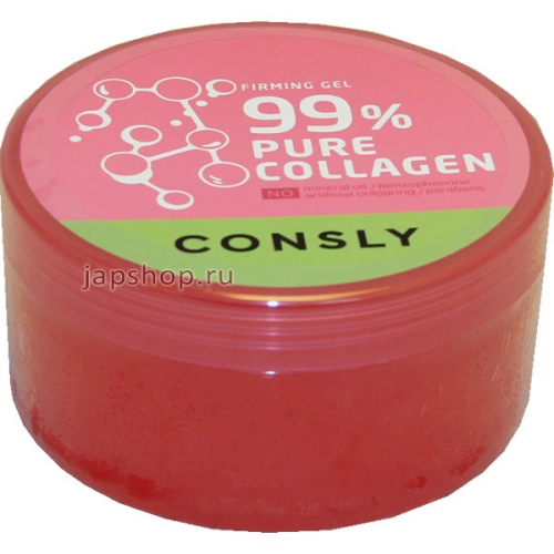 Consly Pure Collagen 99% Укрепляющий многофункциональный гель с коллагеном, 300 мл (8809426958177)