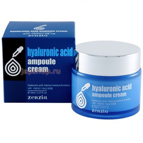 Zenzia Hualuronic Acid Ampoule Cream Крем с гиалуроновой кислотой, 70 мл (8809210030409)