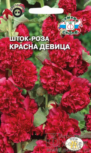 Шток-роза Красна девица ярко-красная0,1г