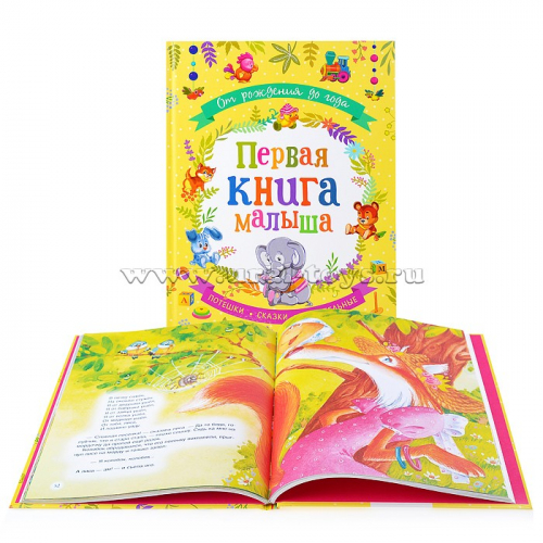 Первая книга малыша. От рождения до года.