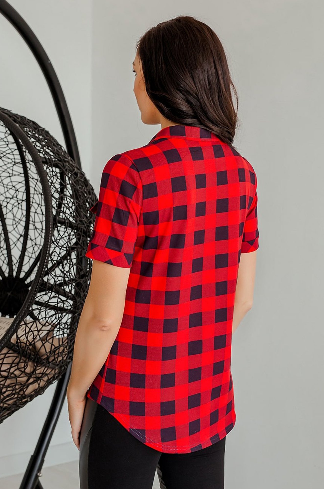 lovetex.store, Женская футболка в клетку