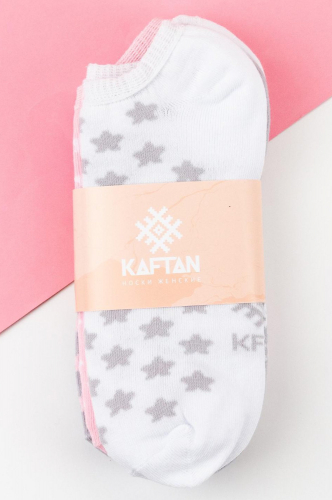 KAFTAN, Набор укороченных женских носков с рисунком звёзды, 5 пар