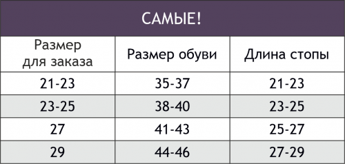 САМЫЕ!, Женские демисезонные носочки в полоску