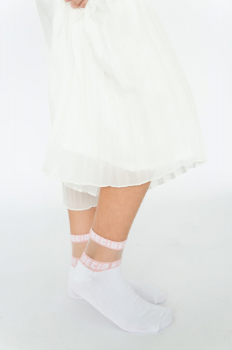 LB, Укороченные женские хлопковые носки с капроновой вставкой на щиколотке