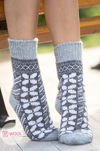 Бабушкины носки, Женские шерстяные носки