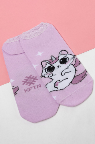 KAFTAN, Укороченные женские носки с рисунком котик