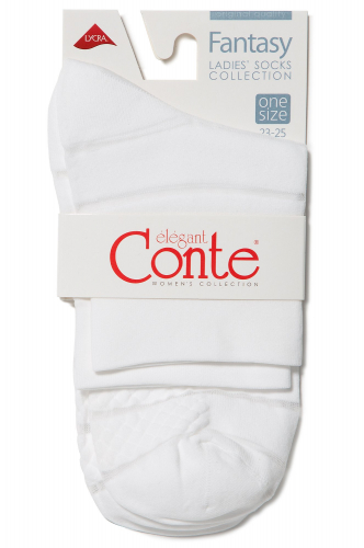 Conte elegant, Женские фантазийные носки с рисунком полоска