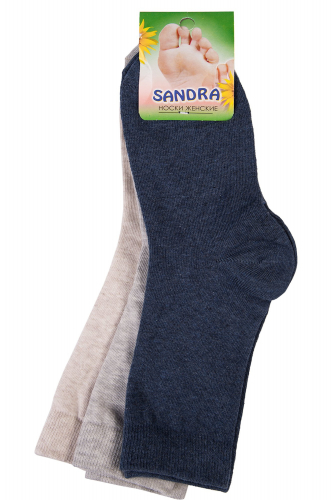 Sandra, Высокие однотонные носки в наборе