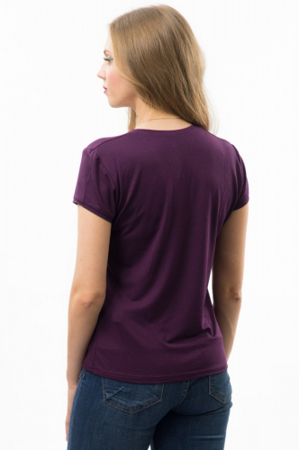 IVASSORTI, Женская футболка с фольгированным принтом/