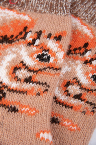 Бабушкины носки, Шерстяные женские носки с принтом в виде белочек