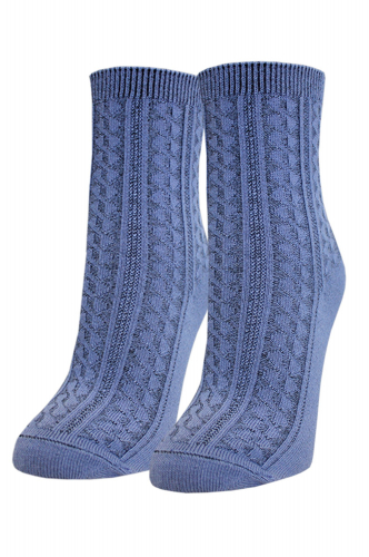 Борисоглебский Трикотаж, Стильные и теплые женские носочки с шерстяной пряжей в составе