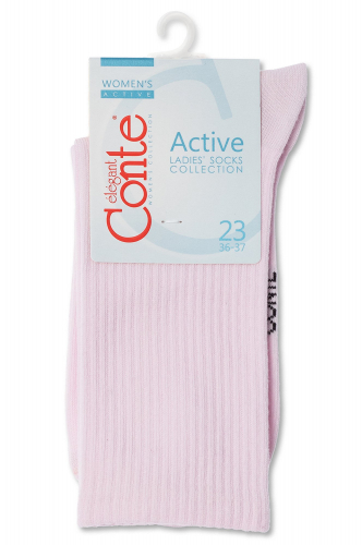 Conte elegant, Удлиненные женские носки Active из мягкого хлопка