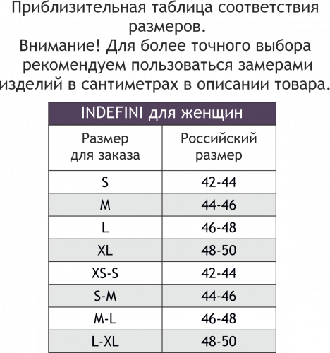 Indefini, Женские трусики-слипы