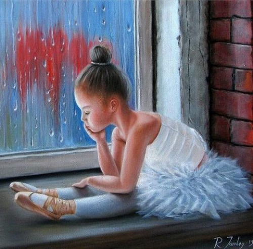GX 25790 Маленькая балерина у окна
