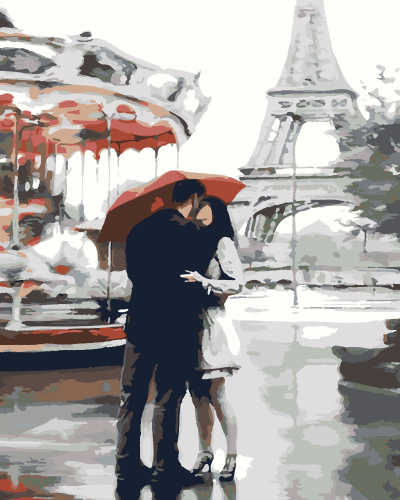 1186. Поцелуй в Париже
