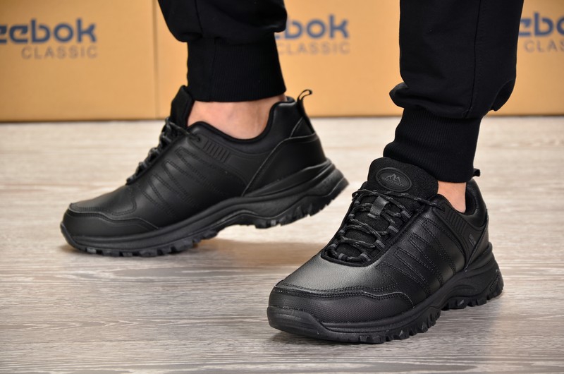 Baas DA7123-1 Кроссовки чер кожа, подклад термомембрана