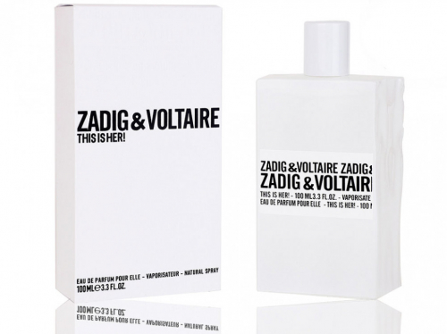 Женские духи   Zadig & Voltaire This is Her 100 ml