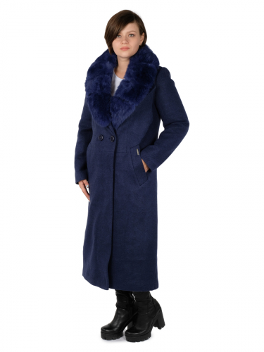 Пальто AOSHA MB956, серо-голубой