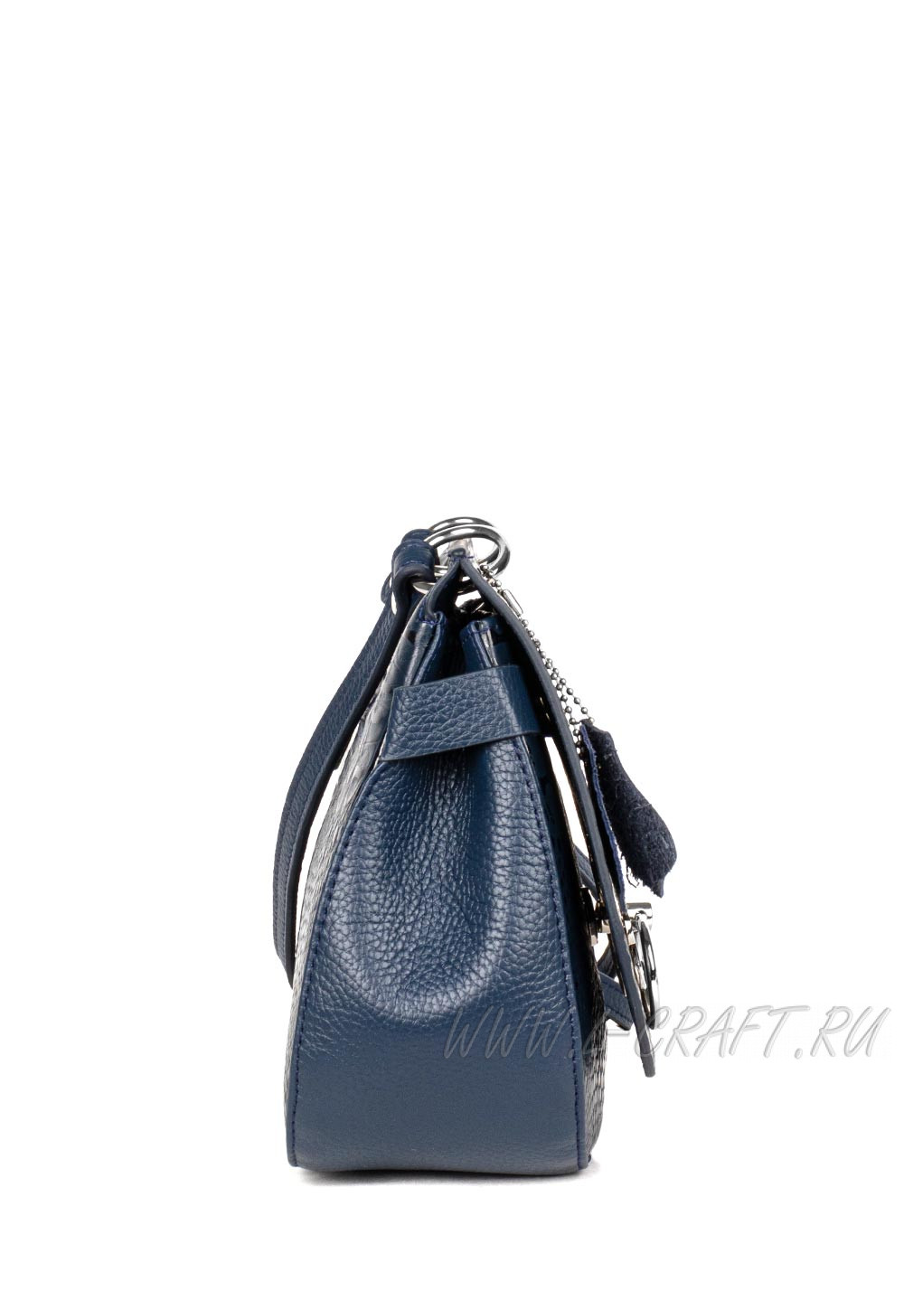 Модель №L130 | кожа | крокодил | синий | К155-6 | 28964