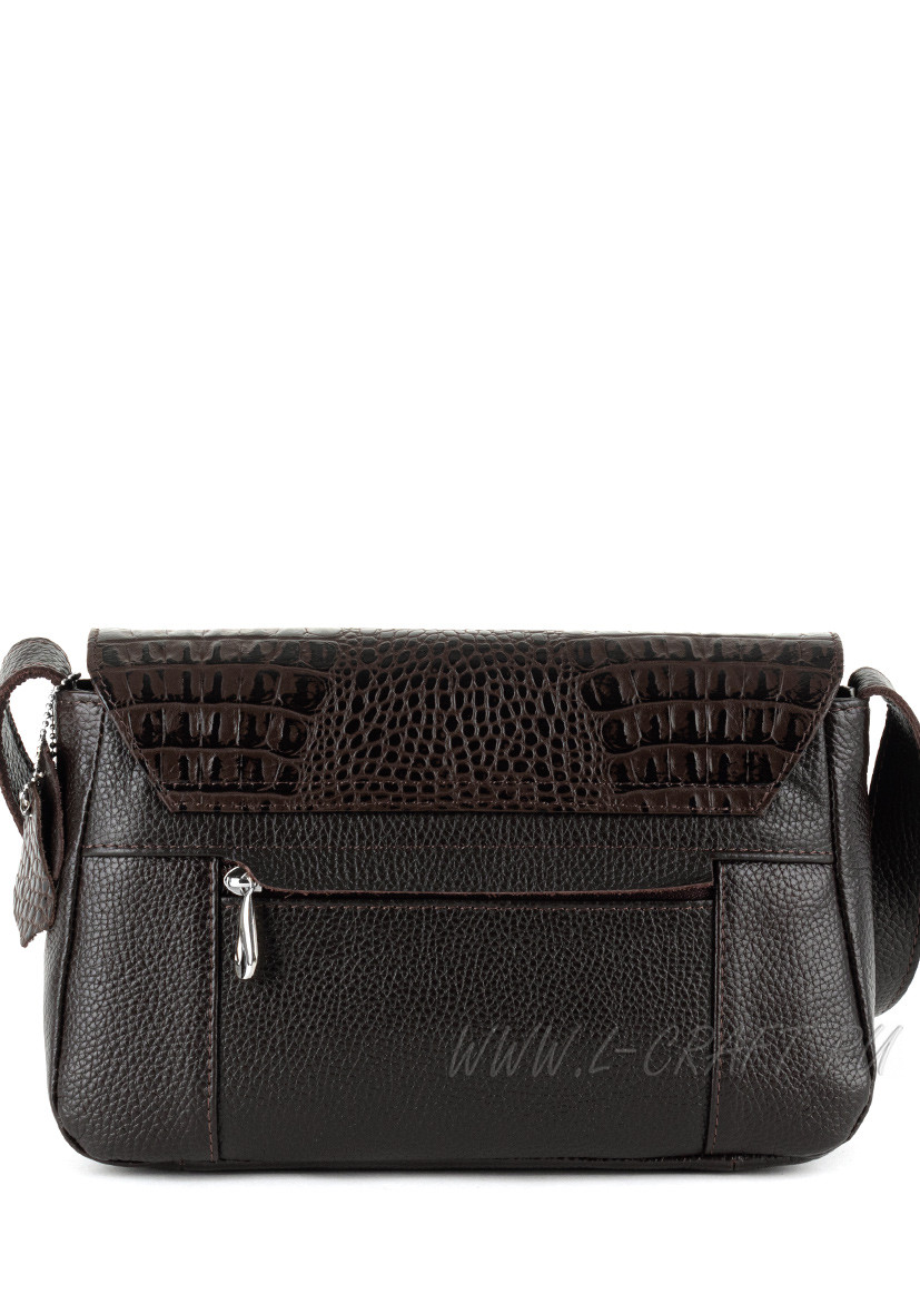 Модель №L108 | кожа | крокодил | коричневый | К209-2 | 26326