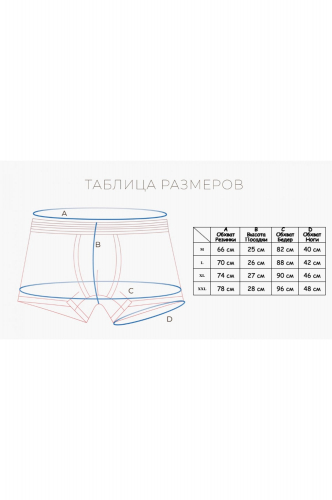 Indefini, Трусы мужские бесшовные из модала Indefini