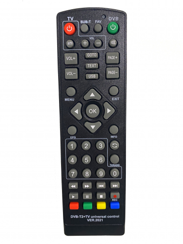 Универсальный Пульт для приставок DVB-T2+TV ver. 2021г