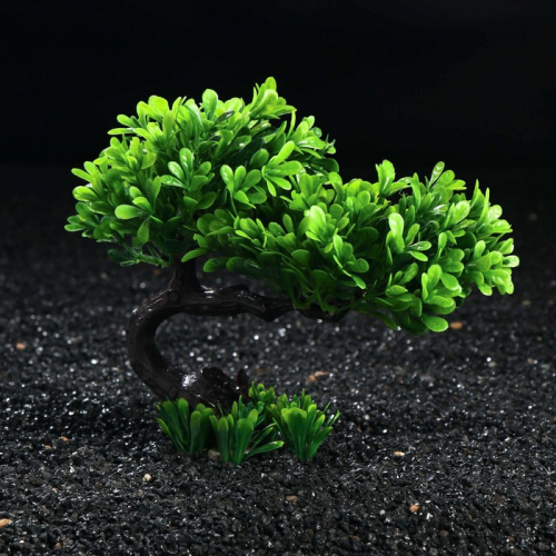Растение искусственное аквариумное, 16 см