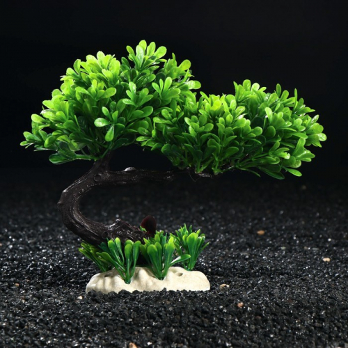 Растение искусственное аквариумное, 16 см