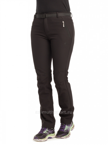 Женские брюки-виндстопперы на флисе Azimuth B 77 Черный