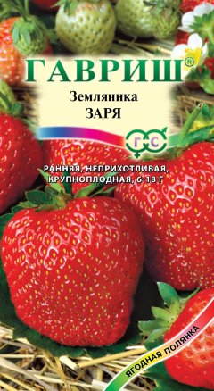 ягоды Земляника Заря 0,01 г ц/п Гавриш, ремонтантная