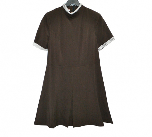 Платье школьное Nastia 12013, коричневый