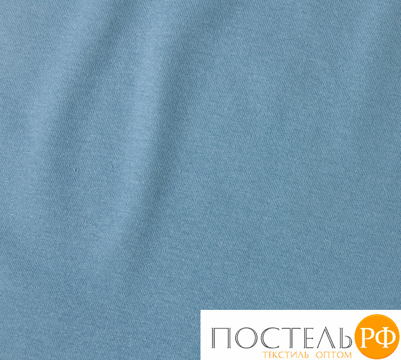 ш120200гел Голубая ель простыня ТРИКОТАЖ 120*200*20 на резинке Р011Т Трикотажное полотно Текс-Дизайн
