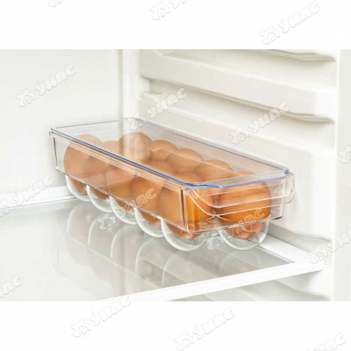 Контейнер для яиц в холодил с крышк Прозрач М1582
