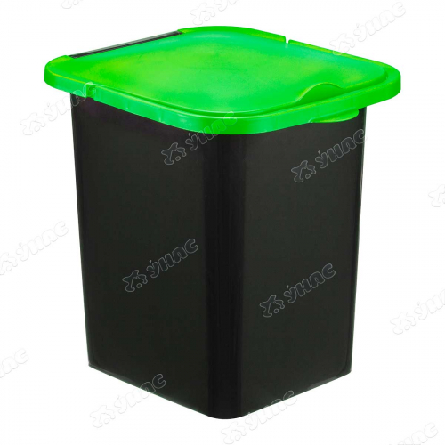 Контейнер для мусора ПУРО 18л ярко-зелен М2475(8)
