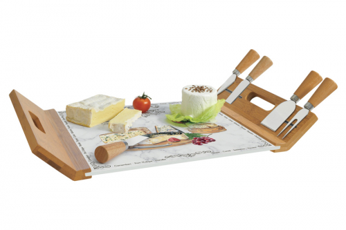 Набор для сыра Fromage (цветной), 44х28 см, 59996