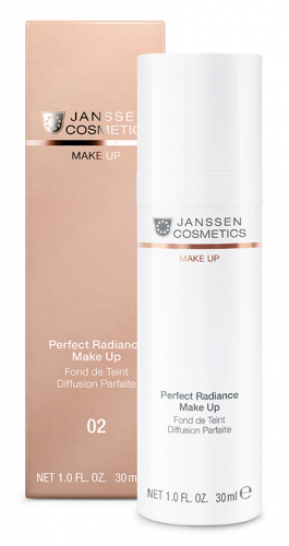 JANSSEN Тональный крем №02 с UV-защитой SPF-15 (олива) / Perfect Radiance Make-up 30 мл