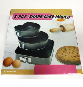 /973381 Форма RA-А127 CAKE MOULD для выпечки 3- разьемных форм металл