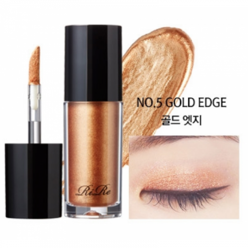 RiRe Luxe Liquid Shadow Eye Gold Edge - Тени для век мерцающие тон 05 (Золотой) 5 г
