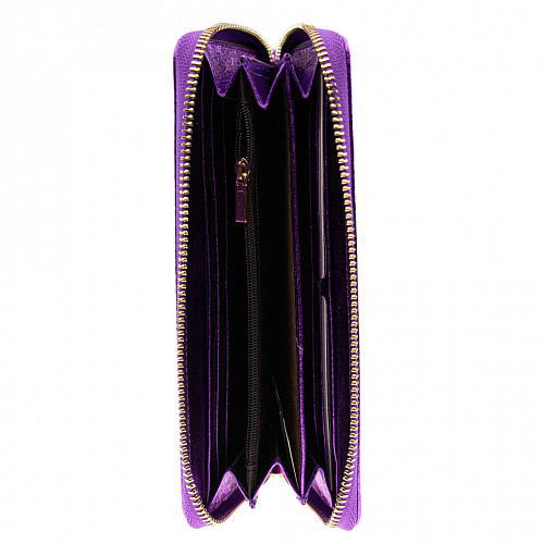 1016-28h purple кошелек COSCET натуральная кожа 10х20x2