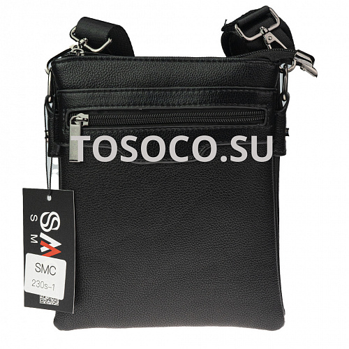 230s-1 black сумка SMC экокожа 17х20х4