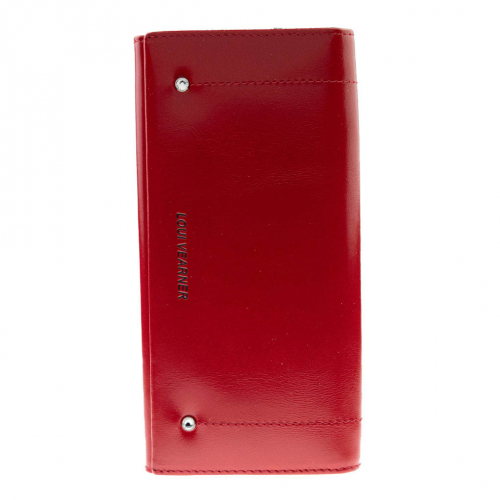 lou188-288b red кошелек LOUI VEARNER натуральная кожа 9х19x2