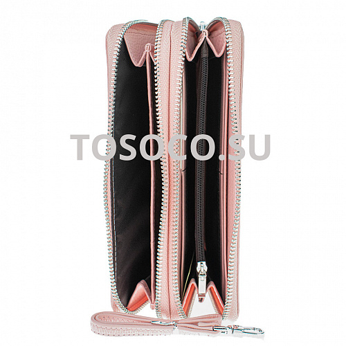 32c-3013a pink кошелек GENUINE LEATHER натуральная кожа 10х20х2