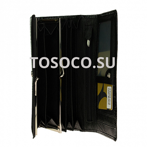 cs205-01a black 33 кошелек COSCET натуральная кожа 9x19x2