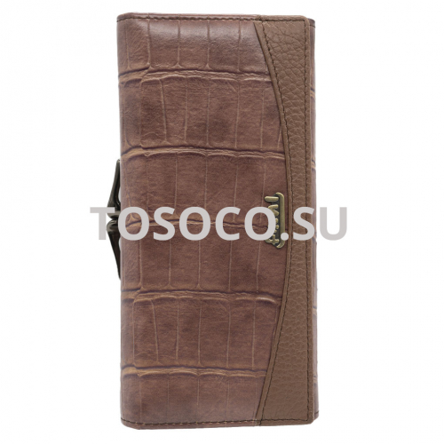 341-1015-3 brown кошелек Fani натуральная кожа 10x20x2