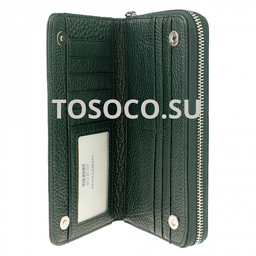 nc 1140-01f green кошелек Nino Camani натуральная кожа 10х20x2
